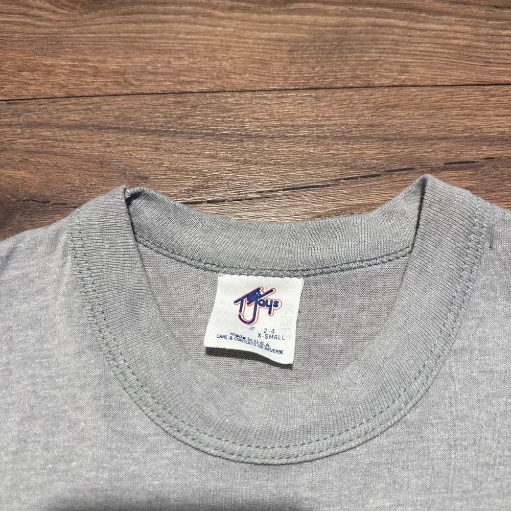 Vintage Disney T-Jays Gray Sport Goofy Tank Top Kids XS 2-4 USA Made